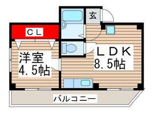 白十字ビルの物件間取画像